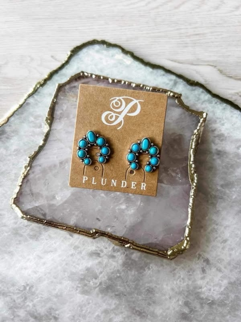 NEW Annabella Turquoise Earrings Plunder - Picture 7 of 7